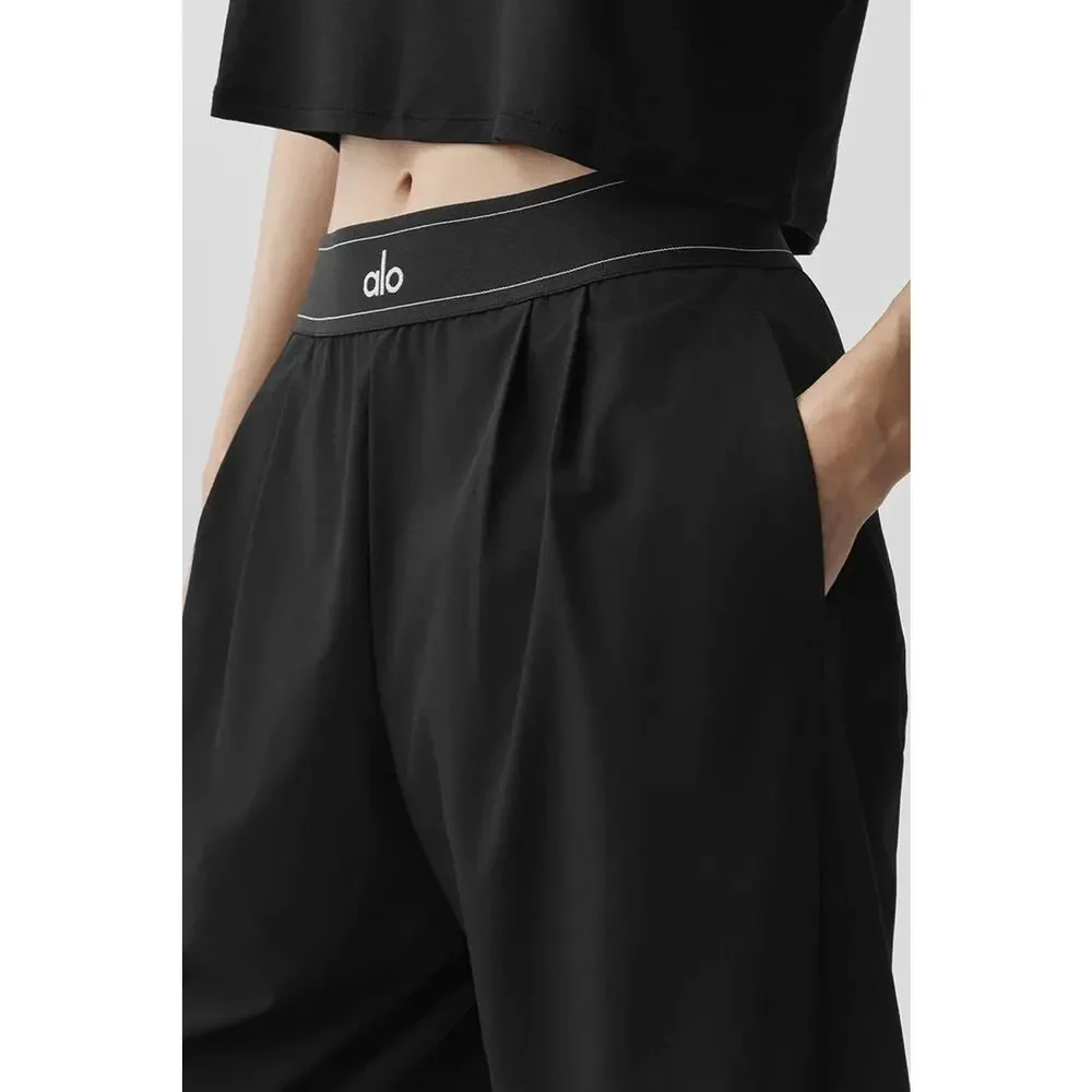 Alo Yoga Suit Up Trouser Pants Black New Size L